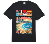 Me Encanta Benidorm, España, Vacaciones en la Playa, Viaje y Recuerdo Comfort Colors Adult Heavyweight T-Shirt