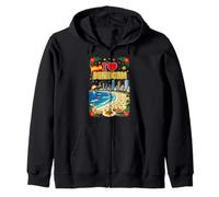Me Encanta Benidorm, España, Vacaciones en la Playa, Viaje y Recuerdo Sudadera con Capucha