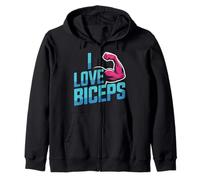 Me Encanta Biceps Fitness & Strength Sudadera con Capucha