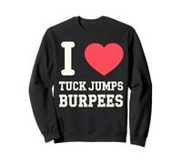 Me encanta Box Tuck Jumps Fitness Sudadera