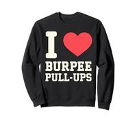 Me encanta Burpee Pull-Ups Fitness Sudadera