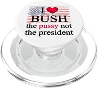 Me Encanta Bush no el Presidente PopSockets PopGrip para MagSafe