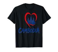 Me Encanta Camboya con Angkor Wat Camiseta