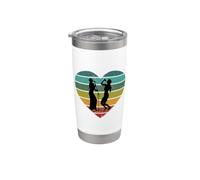 Me encanta cantar soul dúo músico coro cantante de banda Vaso térmico de acero inoxidable de doble pared