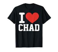Me Encanta Chad Heart Souvenir Lovers Pride Travel Camiseta