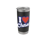 Me encanta Chase Vaso térmico de acero inoxidable de doble pared