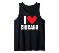 Me Encanta Chicago Illinois Deep Dish River Windy City 312 773 Camiseta sin Mangas