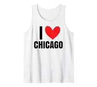 Me Encanta Chicago Illinois Deep Dish River Windy City 312 773 Camiseta sin Mangas