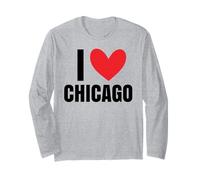 Me Encanta Chicago Illinois Deep Dish River Windy City 312 773 Manga Larga