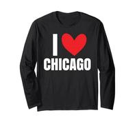 Me Encanta Chicago Illinois Deep Dish River Windy City 312 773 Manga Larga