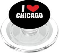 Me Encanta Chicago Illinois Deep Dish River Windy City 312 773 PopSockets PopGrip para MagSafe