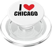 Me Encanta Chicago Illinois Deep Dish River Windy City 312 773 PopSockets PopGrip para MagSafe