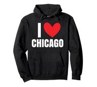 Me Encanta Chicago Illinois Deep Dish River Windy City 312 773 Sudadera con Capucha