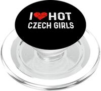 Me Encanta Chicas checas Calientes República Checa Corazón Esposa Novia PopSockets PopGrip para MagSafe