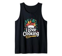 Me encanta cocinar entusiastas de la pasión culinaria Camiseta sin Mangas