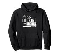 Me Encanta cocinar y los Perros Sudadera con Capucha