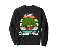 Me Encanta Comer Comida A Base De Plantas Sudadera