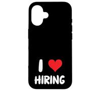 Me Encanta contratar - Heart - Hire Human Resources Gerente de RRHH Carcasa para iPhone 16