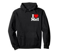 ME Encanta CORAZÓN Mel Melvin Melanie Melinda Melissa Melody Sudadera con Capucha
