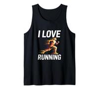 Me encanta correr declaración audaz Entusiasmo Fitness Camiseta sin Mangas