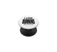 Me Encanta Correr después de Que el camión de Tacos Funny Runner Mexicano corrió PopSockets PopGrip Adhesivo