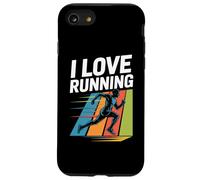 Me encanta correr espíritu corredor apasionado Carcasa para iPhone SE (2020) / 7 / 8