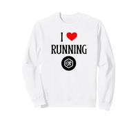Me Encanta Correr, me Encanta Correr, divertirme, Correr, Correr, Correr, Correr, Correr. Sudadera