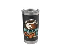 Me encanta cuando la segunda copa se pone de pie por la contorsión Vaso térmico de acero inoxidable de doble pared