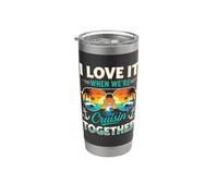 Me encanta cuando viajábamos juntos, Cruise Squad Vaso térmico de acero inoxidable de doble pared