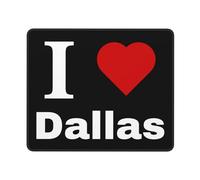 Me Encanta Dallas Mouse Pad Agradable Alfombrilla De Ratón Bordes Cosidos Mousepad para Hogar Pc Oficina 25X30Cm