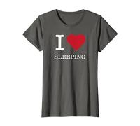 Me Encanta Dormir, me Encanta Dormir Camiseta, Mujer, Asfalto, XL