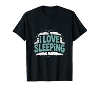 Me Encanta Dormir soñoliento Entusiasta de la Siesta Camiseta