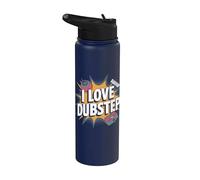 Me encanta Dubstep - Dubstep Music Stainless Steel Insulated Water Bottle