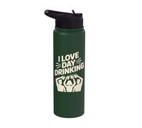 Me encanta el ambiente de una fiesta de día bebiendo Stainless Steel Insulated Water Bottle