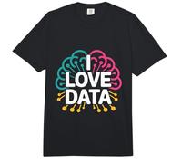 Me Encanta el Arte Cerebral de la Red neuronal de Datos Comfort Colors Adult Heavyweight T-Shirt