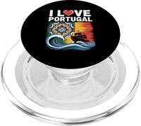 Me encanta el arte de azulejos marítimos de Portugal PopSockets PopGrip para MagSafe