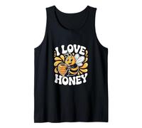 Me encanta el arte de Honey Cute Bee Enthusiast Camiseta sin Mangas