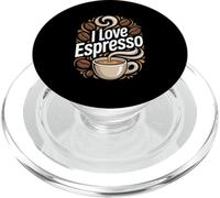 Me encanta el arte de los granos de café espresso PopSockets PopGrip para MagSafe