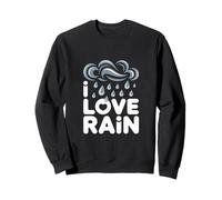 Me Encanta el Arte de Rain Cloud Raindrop Sudadera