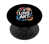 Me Encanta el Arte Expresión apasionada por creativos PopSockets PopGrip Adhesivo