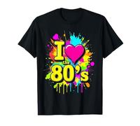 Me encanta el arte retro clásico de los 80 Memory Lane de los 80 Camiseta
