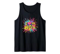 Me encanta el arte retro vintage de la vieja escuela de los 80 Camiseta sin Mangas
