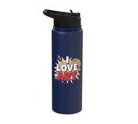 Me encanta el arte Stainless Steel Insulated Water Bottle