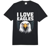 Me Encanta el Atrevido Arte de Eagles Comfort Colors Adult Heavyweight T-Shirt