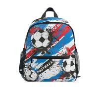 Me Encanta El Balón De Fútbol Con Bandera Francesa Mochila Niña Niño, Mochilas Infantil Preescolar 2-7 Años Mini Mochila Pequeña de Escolar Primaria Viaje