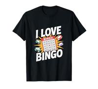 Me encanta el bingo Entusiasta Pasión Diversión Camiseta