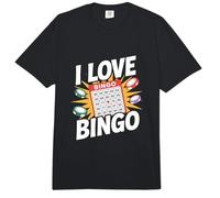 Me Encanta el Bingo Entusiasta Pasión Diversión Comfort Colors Adult Heavyweight T-Shirt