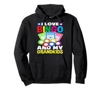 Me encanta el bingo y el jugador de bingo de mis nietos Sudadera con Capucha