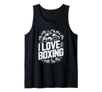 Me Encanta el Boxeador Entusiasta de Boxeo Camiseta sin Mangas