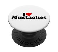 ME Encanta EL Cabello Facial Mustaches DE Cora PopSockets PopGrip Adhesivo